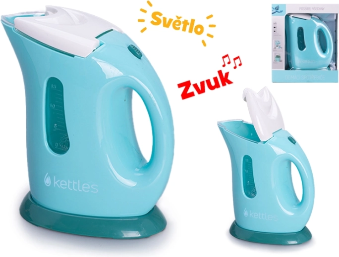 Bērnu elektriskā tējkanna ar gaismu un skaņu, 16 cm