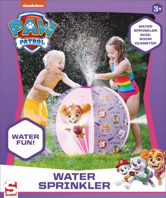 Ūdens piepūšamā bumba Paw Patrol rozā 50 cm