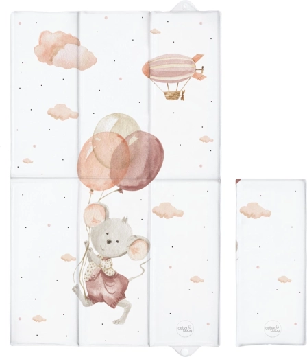 Ceba Baby ceļojumu pārtinamais paliktnis Basic Mouse 80 × 50 cm