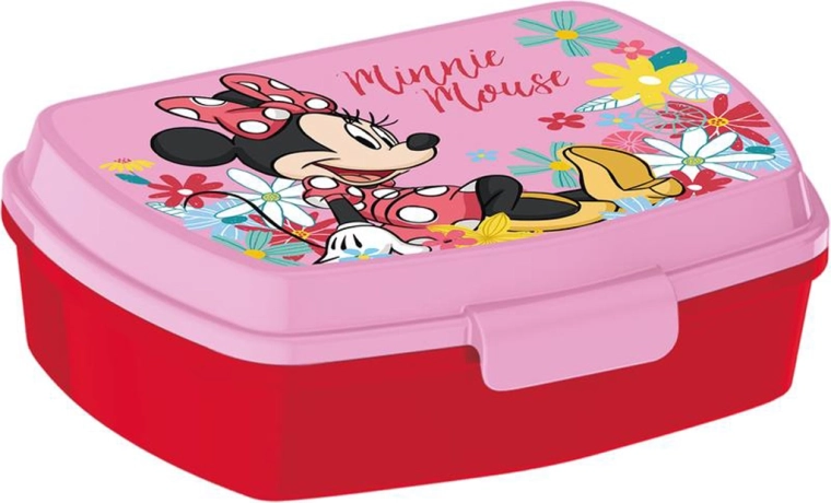 Uzkodu kastīte Minnie, plastmasa 17,5 × 14,5 × 6,5 cm