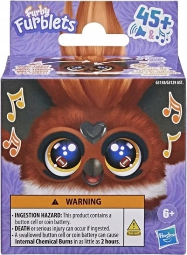 Furby Furblets Sports Foo-tee interaktīva plīša mini rotaļlieta ar klipsi