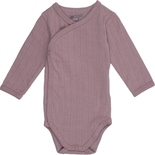 Lodger hydrophilic long-sleeve bodysuit solid rose size 80