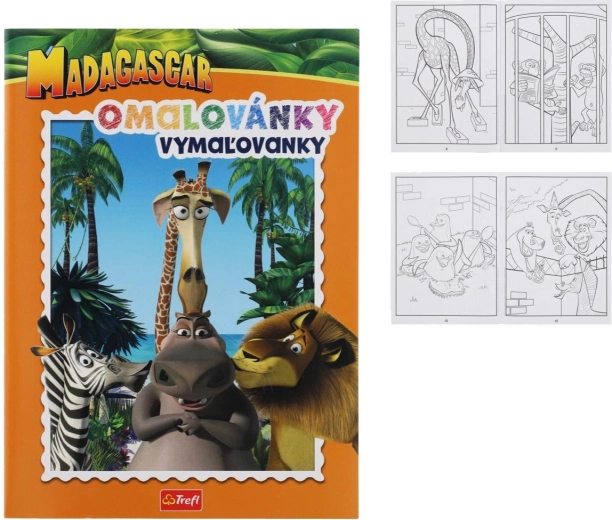 Madagascar Coloring Book 20 × 27.3 cm, 24 pages
