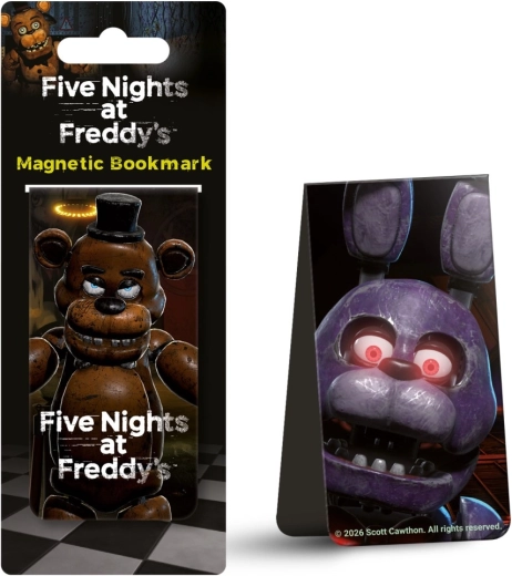 Five Nights at Freddy’s magnētiskā grāmatzīme Freddy Fazbear