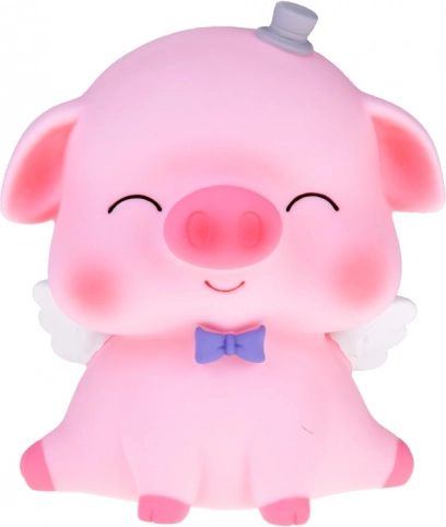 Krājkase sivēntiņš ar spārniņiem un kroni