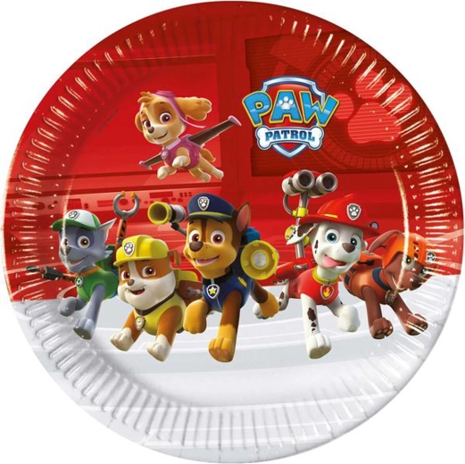 Papīra šķīvji PAW PATROL 23 cm, 8 gab.