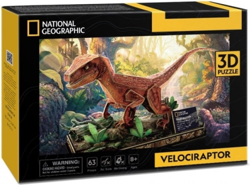 3D puzle NATIONAL GEOGRAPHIC – velociraptors