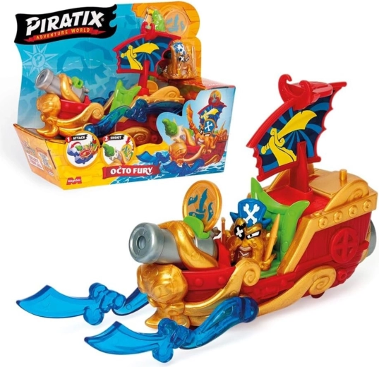 Magic Box Piratix pirātu kuģis Octo Fury
