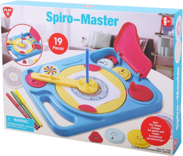 Spiro Master by Playgo – creative spiral drawing set