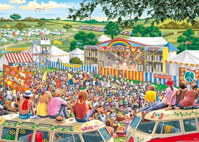 Puzle “Vasaras mūzikas festivāls” 1000 gabaliņi