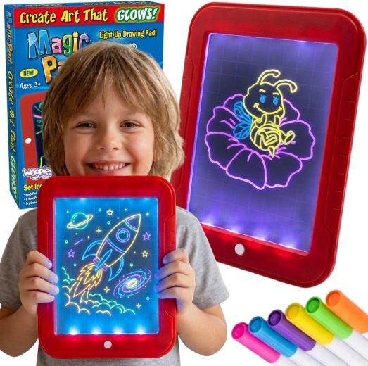 Woopie Magic Light-Up Drawing Tablet – Neon Colors