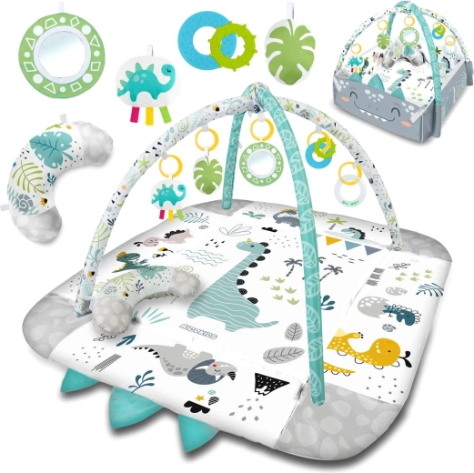 Interaktīvs bērnu rotaļu paklājiņš 3in1 Nessi RICOKIDS 110 × 100 cm