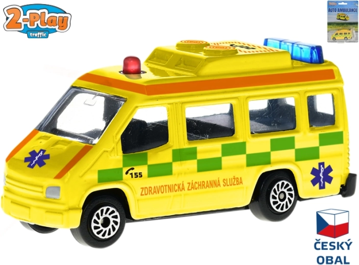 Metāla ātrās palīdzības modeļis 2-Play Traffic CZ 8 cm