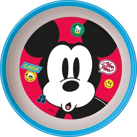 Plastic bowl MICKEY with non-slip base 14.7 × 4 cm