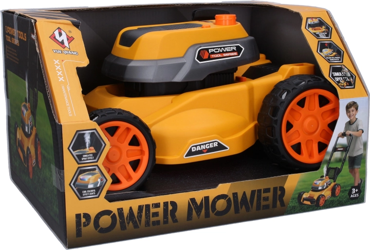 Children's Lawn Mower with Steam and Effects