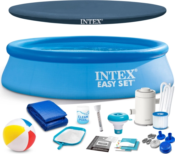 Piepūšamais dārza baseins 244 × 61 cm INTEX Easy Set 16v1