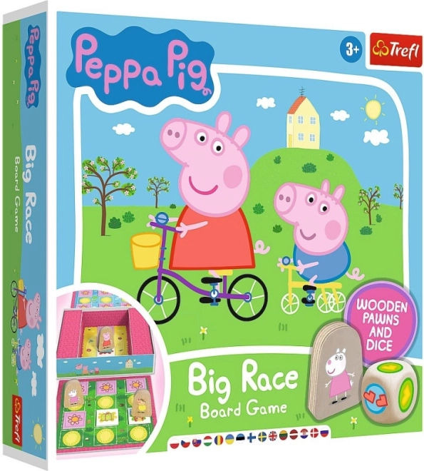 Galda spēle Big Race Cūciņa Pepa no Trefl