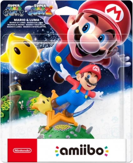 Amiibo Figure Super Mario Galaxy Mario and Luma