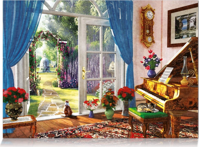 Puzzle View Through a Room Door 1000 Pieces