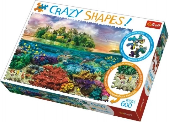 Puzle 600 Crazy Shapes Tropu sala