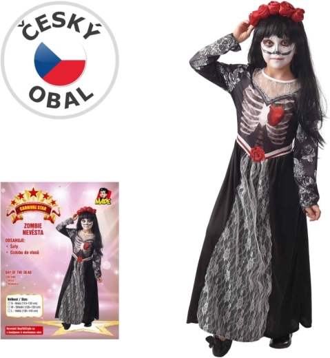 Carnival Costume - Zombie Bride 130-140 cm
