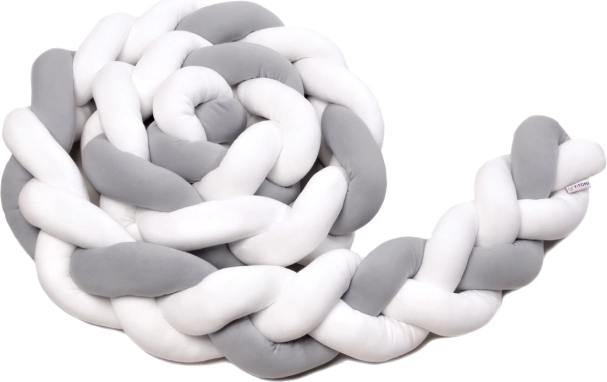 Pīts mantinels 180 cm white + grey