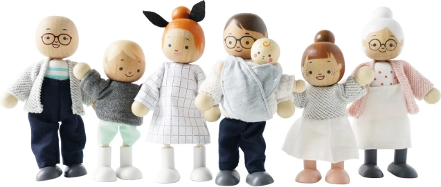 Koka lelles Mana ģimenīte - Le Toy Van
