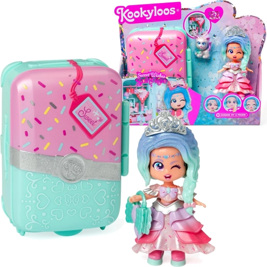 KookyLoos Sweet wishes koferītis ar lellīti un piederumiem