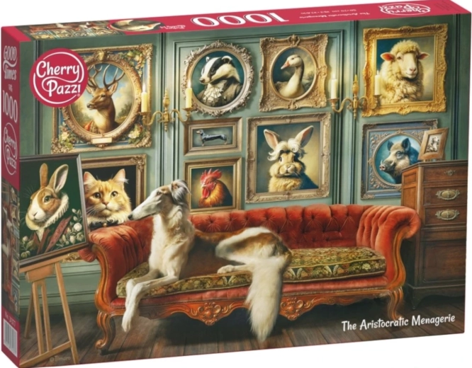 Puzzle CHERRY PAZZI Aristokrātiskais zvērudārzs 1000 gabali