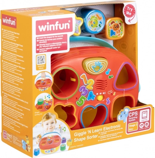 Cheerful Shape Sorter with Music and Light