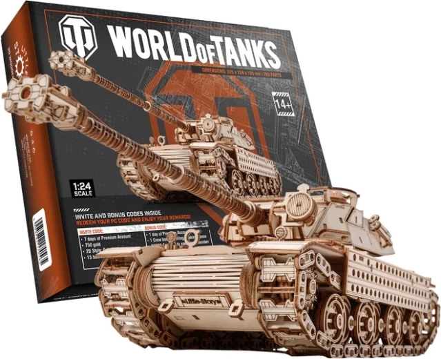 Wooden 3D Puzzle World of Tanks Bat.-Chatillon Bourrasque