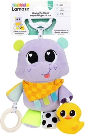Piekarināma rotaļlieta Lamaze Hippo Hayley ar klipsi