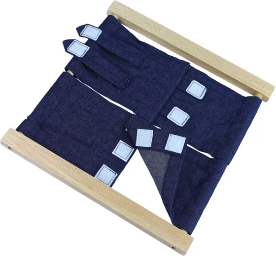 Moyo Montessori aizdarināšanas rāmis – Velcro (lipekļa lente)