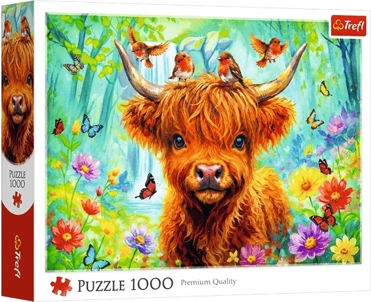 Trefl puzzle 1000: Scottish cow