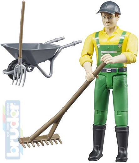 Bruder BWORLD farmer with accessories