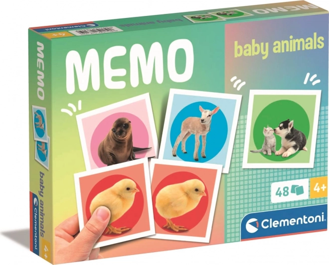 Atmiņas spēle (Pexeso) mazuļi CLEMENTONI