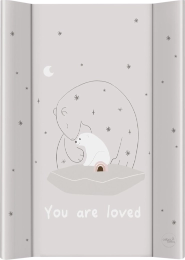 Ceba Baby pārtinamais paliktnis ar cietu pamatni Basic Polar Bears 50 × 70 cm