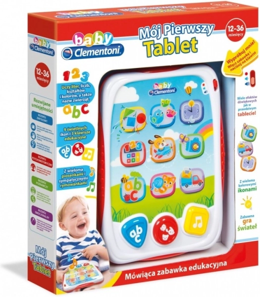Mans pirmais planšetdators bērniem CLEMENTONI