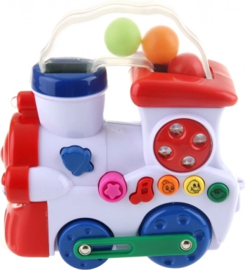 Mūzikas vilcieniņš pašiem mazākajiem ar gaismām un skaņām