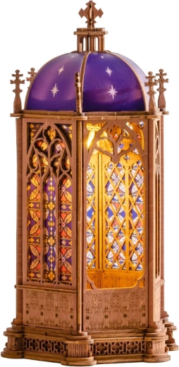 RoboTime Rolife 3D wooden cathedral model kit with starry dome