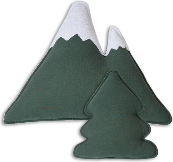 Funnababy muslīna spilveni ivy green (2 gab.)