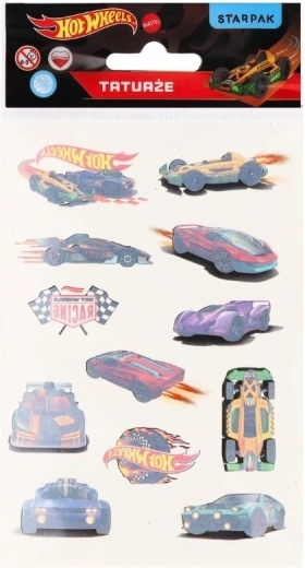 Pagaidu tetovējums Hot Wheels - 1 gab.