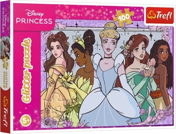 Children’s puzzle 100 pieces with a sparkling glitter effect – Brokatowe marzenia - 1 piece