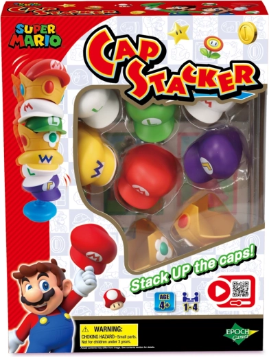 Super Mario Cap Stacker – ģimenes līdzsvara spēle