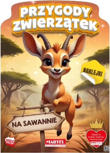 Animal Adventures on the Savanna with Stickers