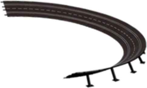 Banked curve 4/15° for Carrera slot car tracks EVOLUTION, DIGITAL 132 and DIGITAL 124