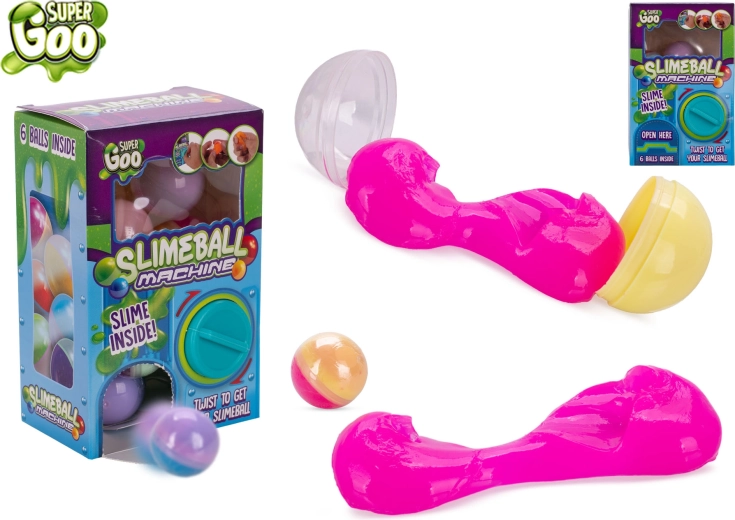 Super Goo mini vending machine with surprise balls