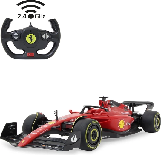 JAMARA Ferrari F1-75 tālvadības modelis 1:12, sarkans