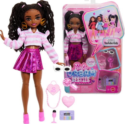 Barbie Dream Besties Brooklyn – modes lelle ar aksesuāriem