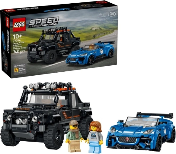 LEGO Speed Champions Jaguar Project 7 un Land Rover Defender